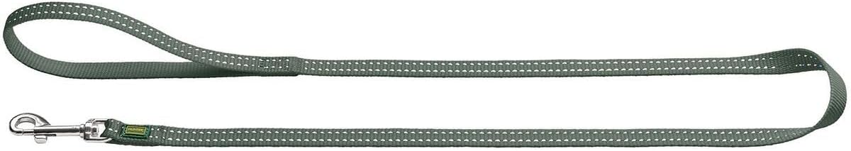 Hunter Führleine Tripoli MINI, 10/140 Nylon olivgrün, reflektierend