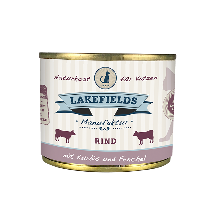 Lakefields Katze Rind mit Kürbis