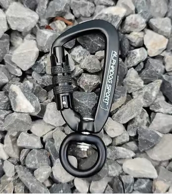 Alphadogsport Karabiner 4kn schwarz