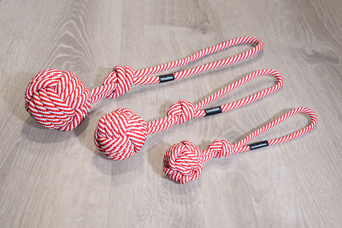 Treusinn Tau-Spielzeug BOLLY X-Mas weiß/rot (Limited Edition)