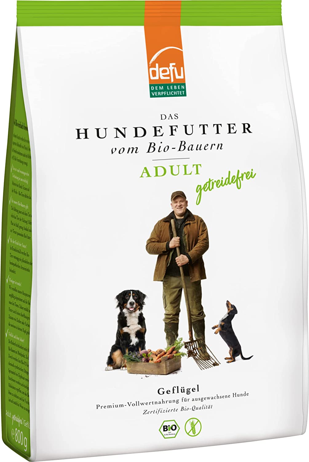 Defu Hund Adult Bio-Geflügel getreidefrei