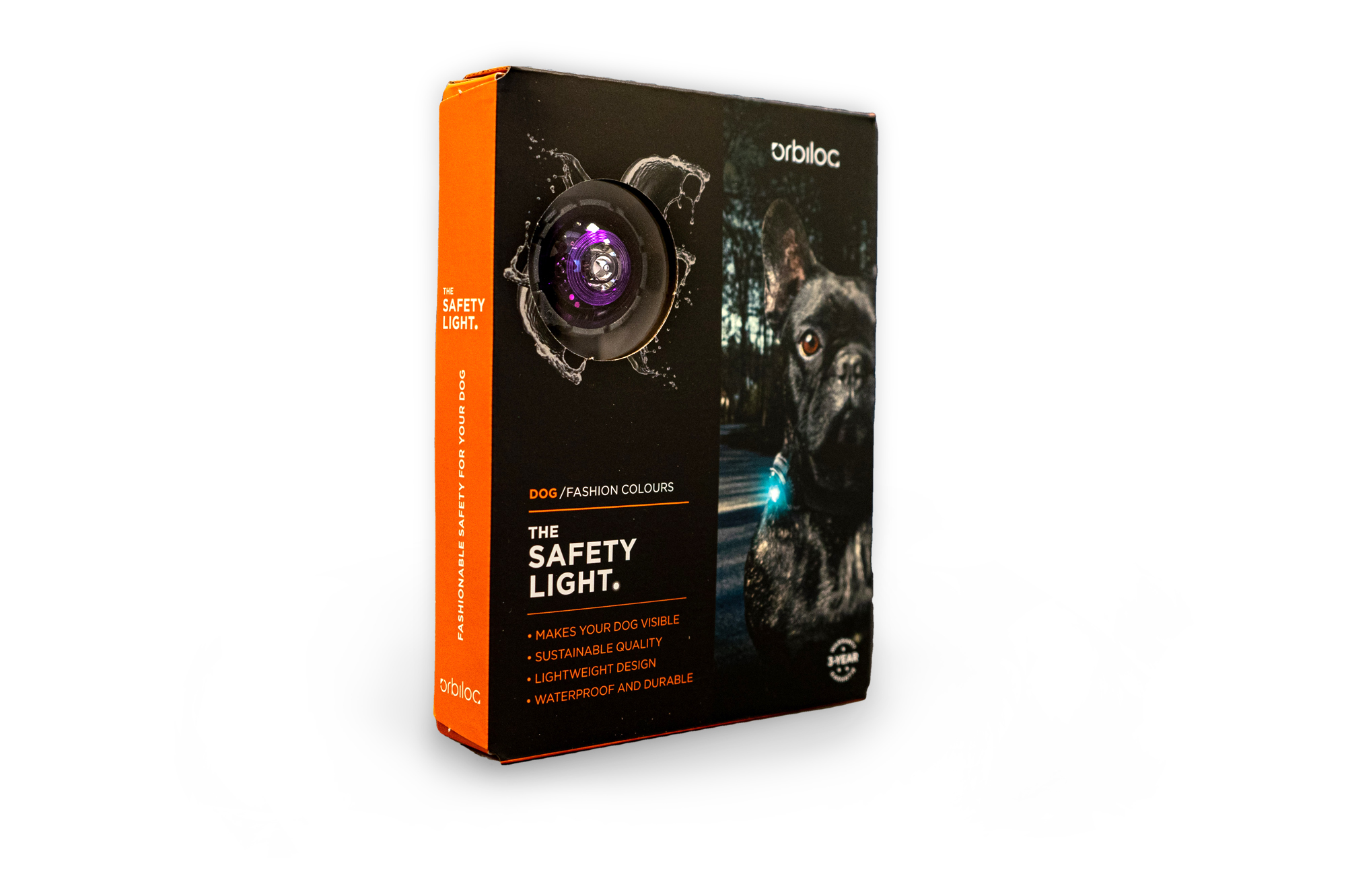 Orbiloc Dog Dual Light purple