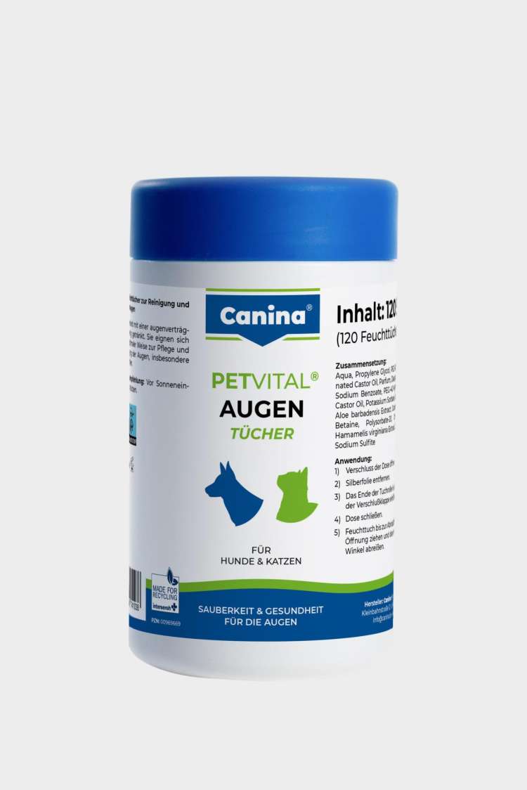 Canina PETVITAL Augentücher 120Stk