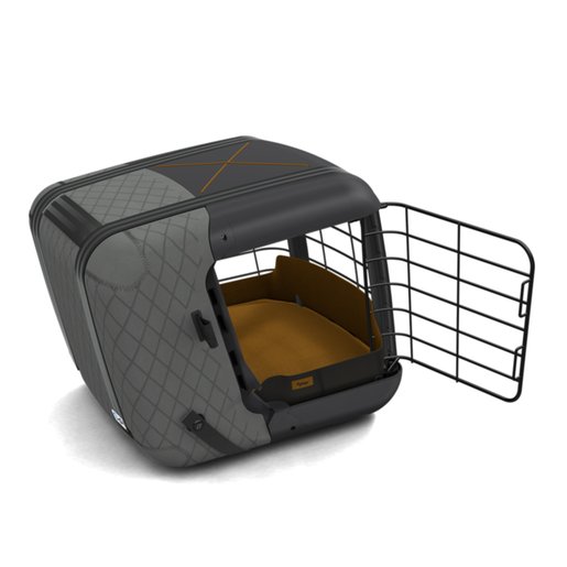 4Pets Dog Caree Transportbox Smoked Pearl