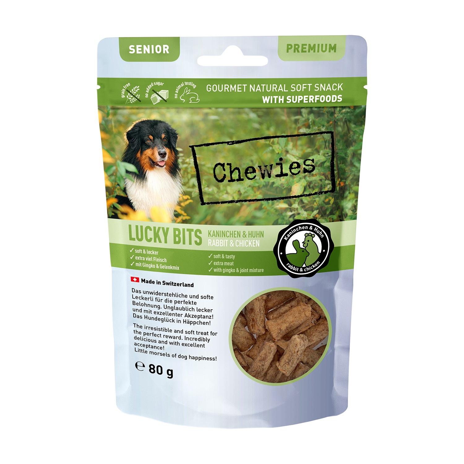 Chewies Lucky Bits SENIOR 80g