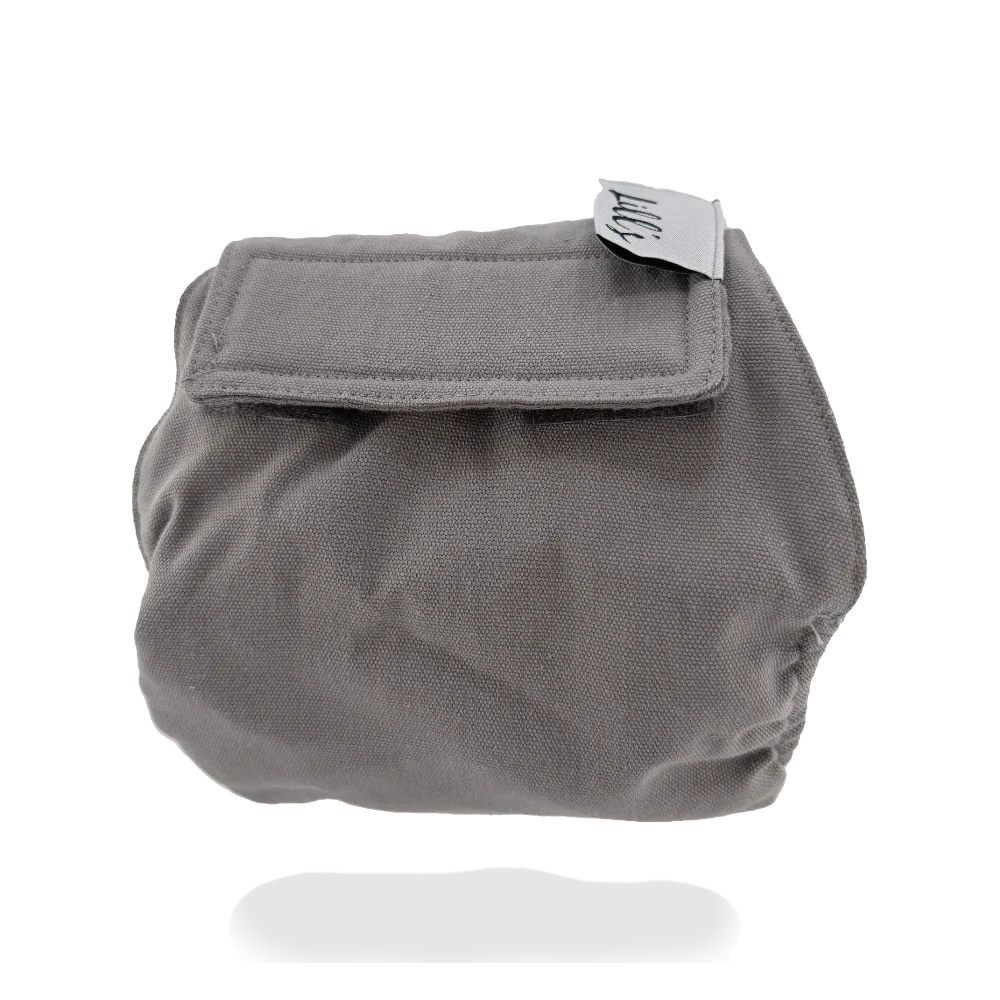 Lill's Rüdenwindel aus Bio-Baumwolle Leon Stone Grey