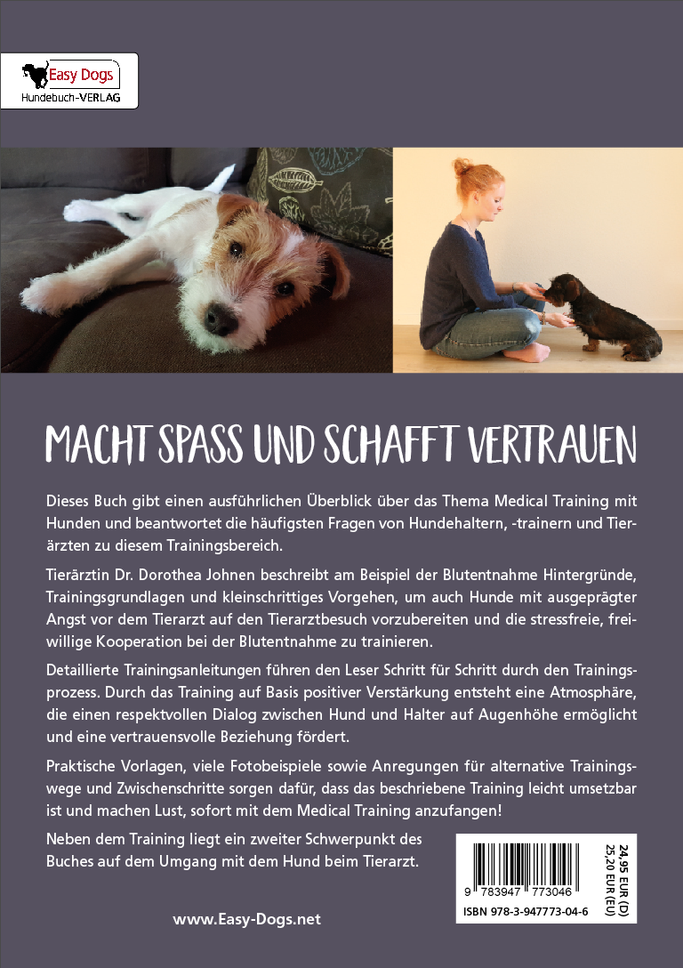 Easy Dogs Blut abnehmen beim Hund [Dr. med. vet. Dorothea Johnen]