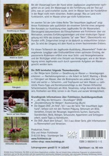 Der Brauchbare Jagdhund: Am Wasser - DVD [Anton Fichtlmeier]