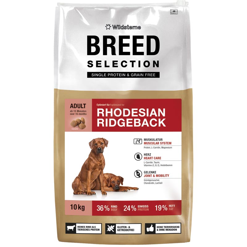 Wildsterne BreedSelection Rhodesian 10kg