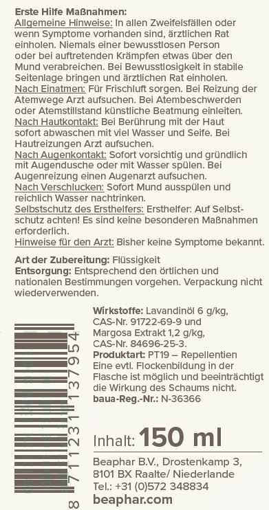 Beaphar Zecken- & Flohschutz Schaum (Hund+Katze) 150ml