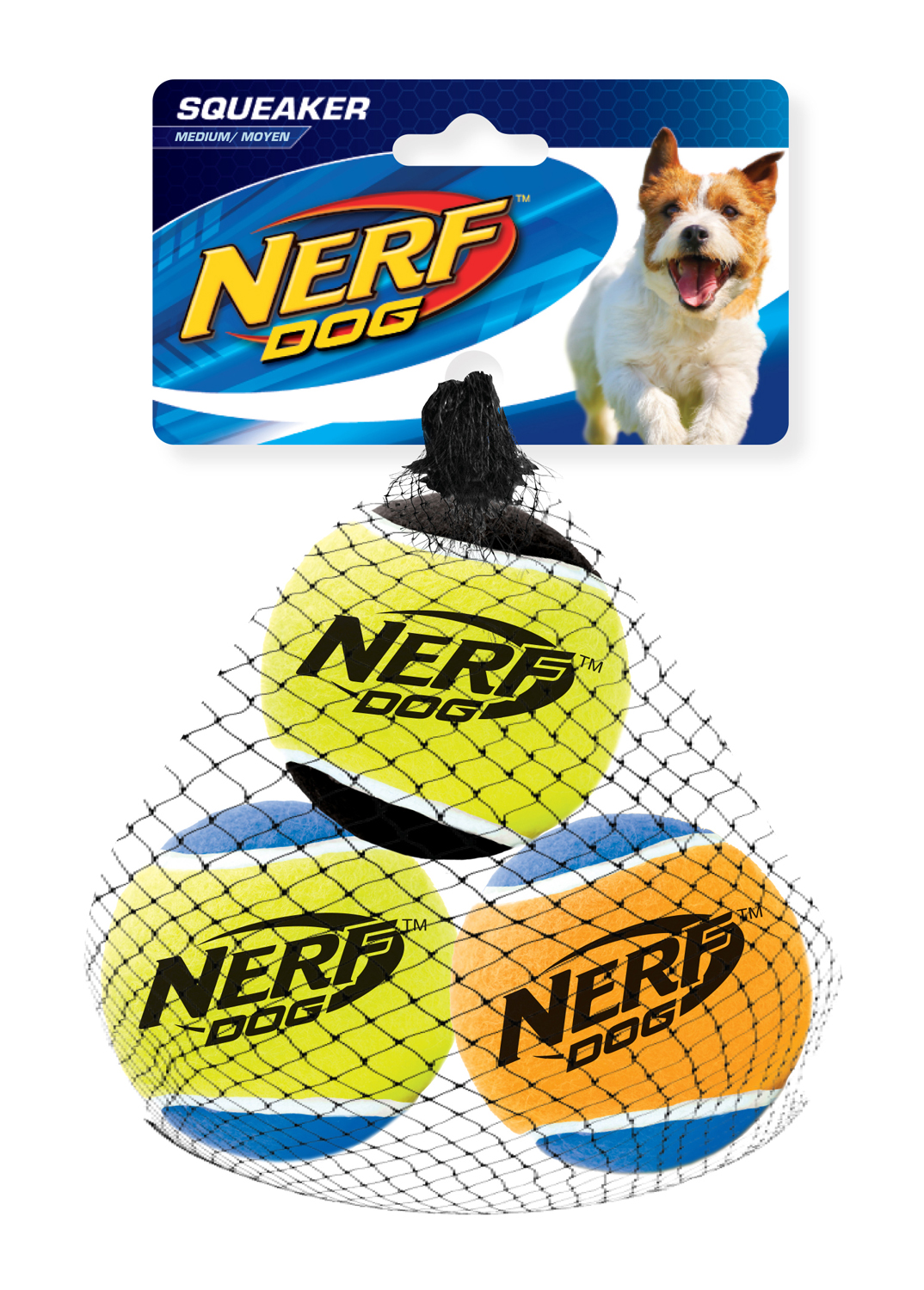 Hagen NERF Tennisbälle mit Quietscher