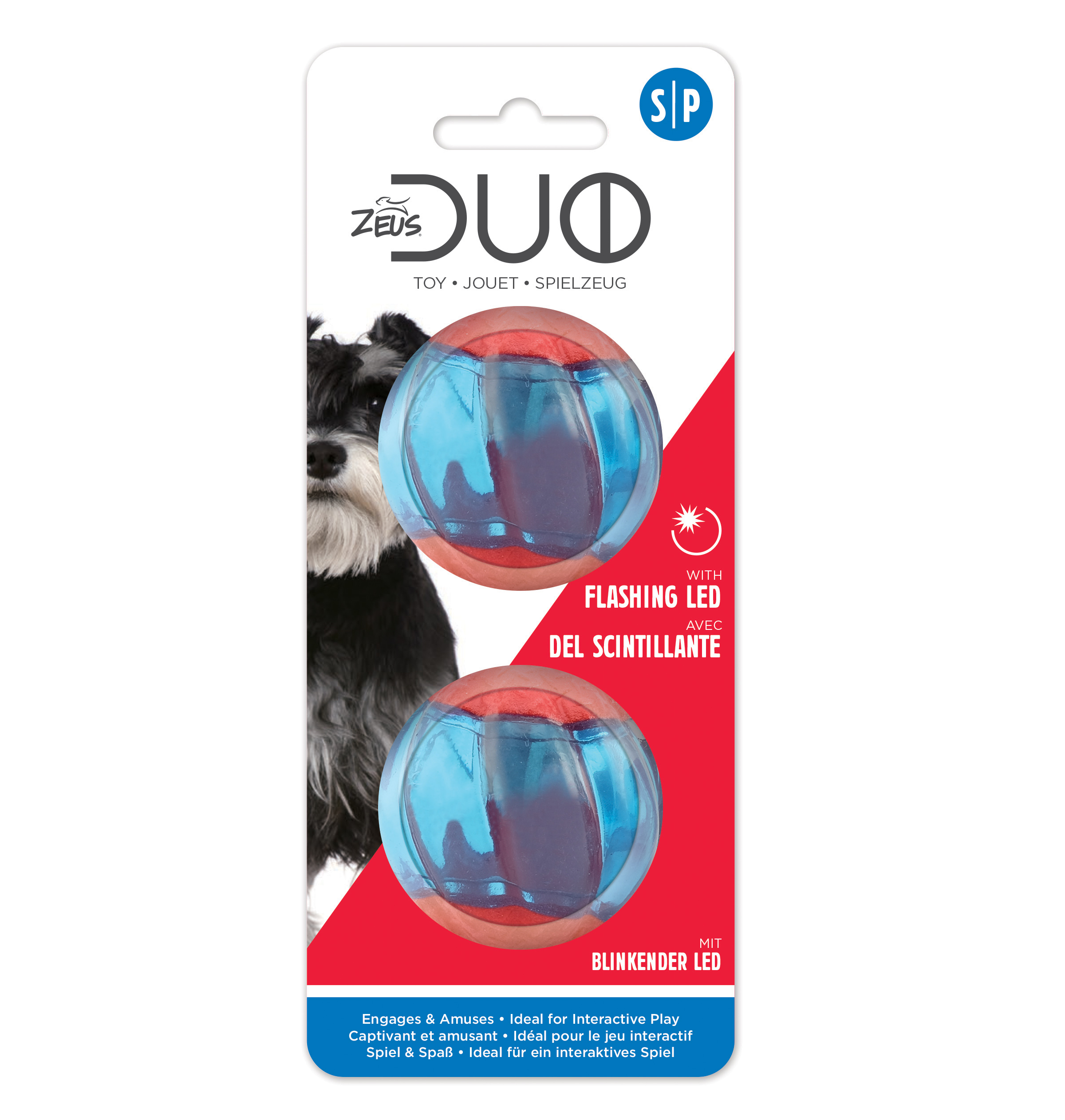 Hagen ZEUS DUO Ball mit LED 2er-Pack