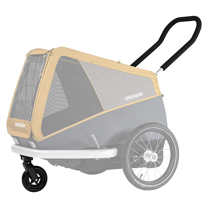 Croozer Buggy-Set für Dog L bestehend aus Schiebebügel und Buggyrad