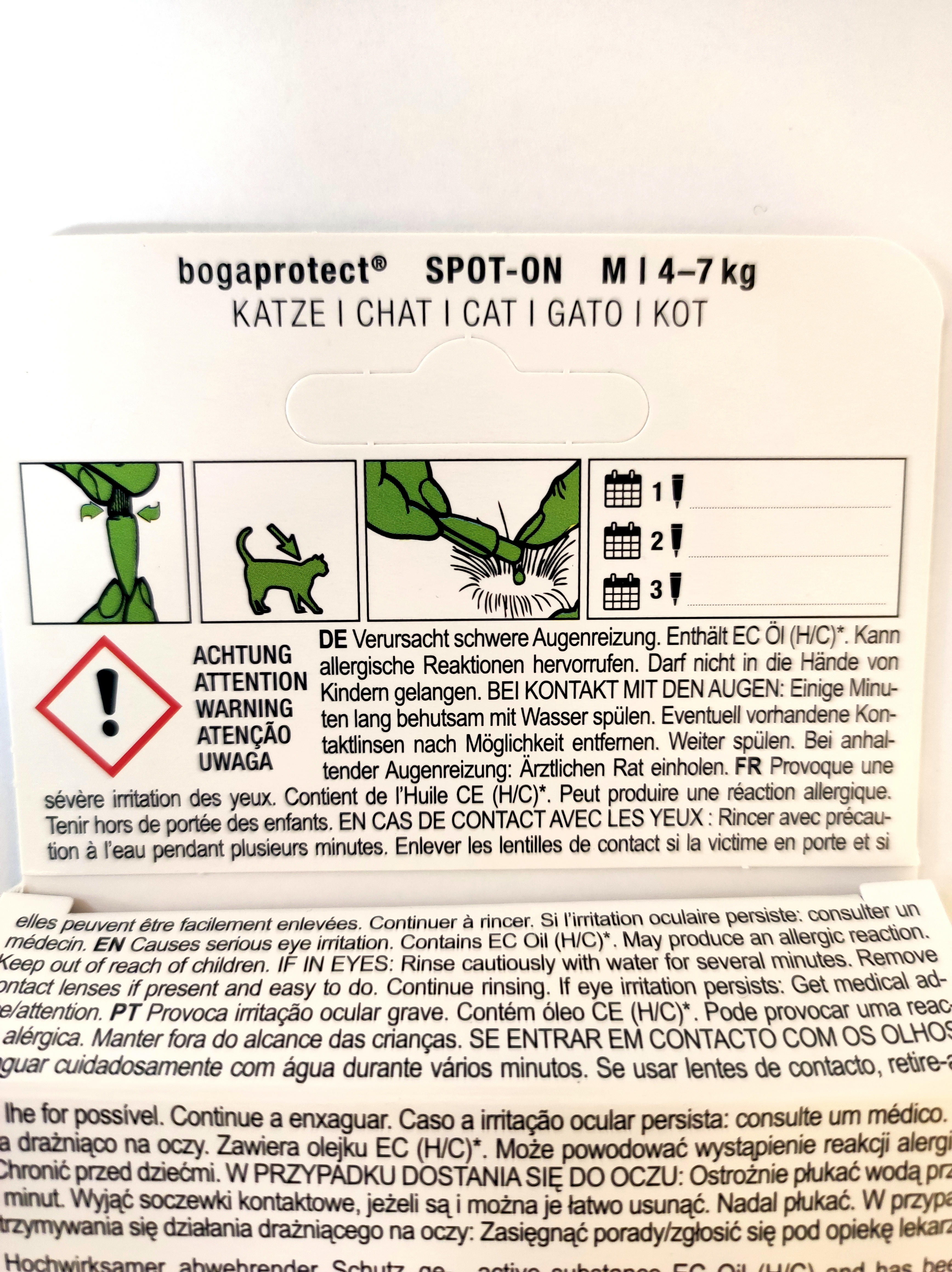 Bogaprotect Spot-On Katze