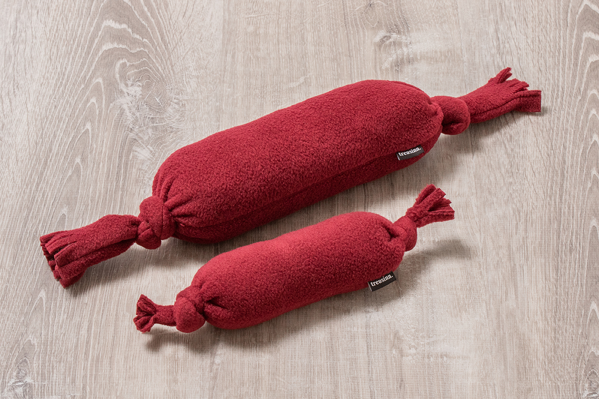 Treusinn Kuschelwurst PELLE bordeaux