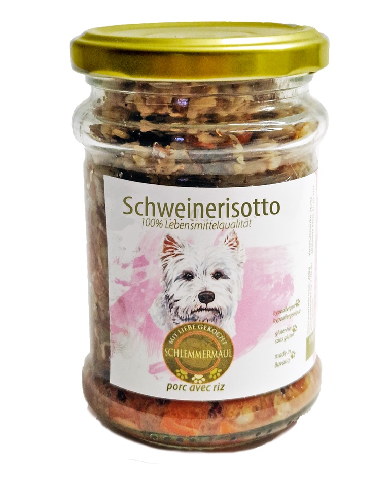 Schlemmermaul Hundemenü Schweinerisotto