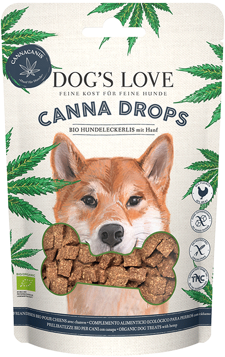 Dog's Love CANNA BIO Drops Geflügel 150g
