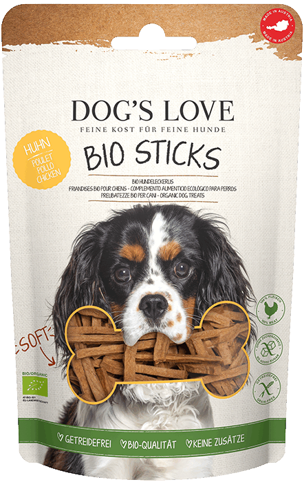 Dog's Love Bio Sticks Soft Huhn 150g