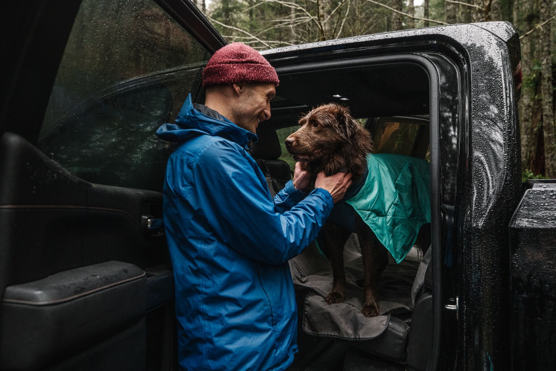 RuffWear Dirtbag™ Dog Towel Aurora Teal