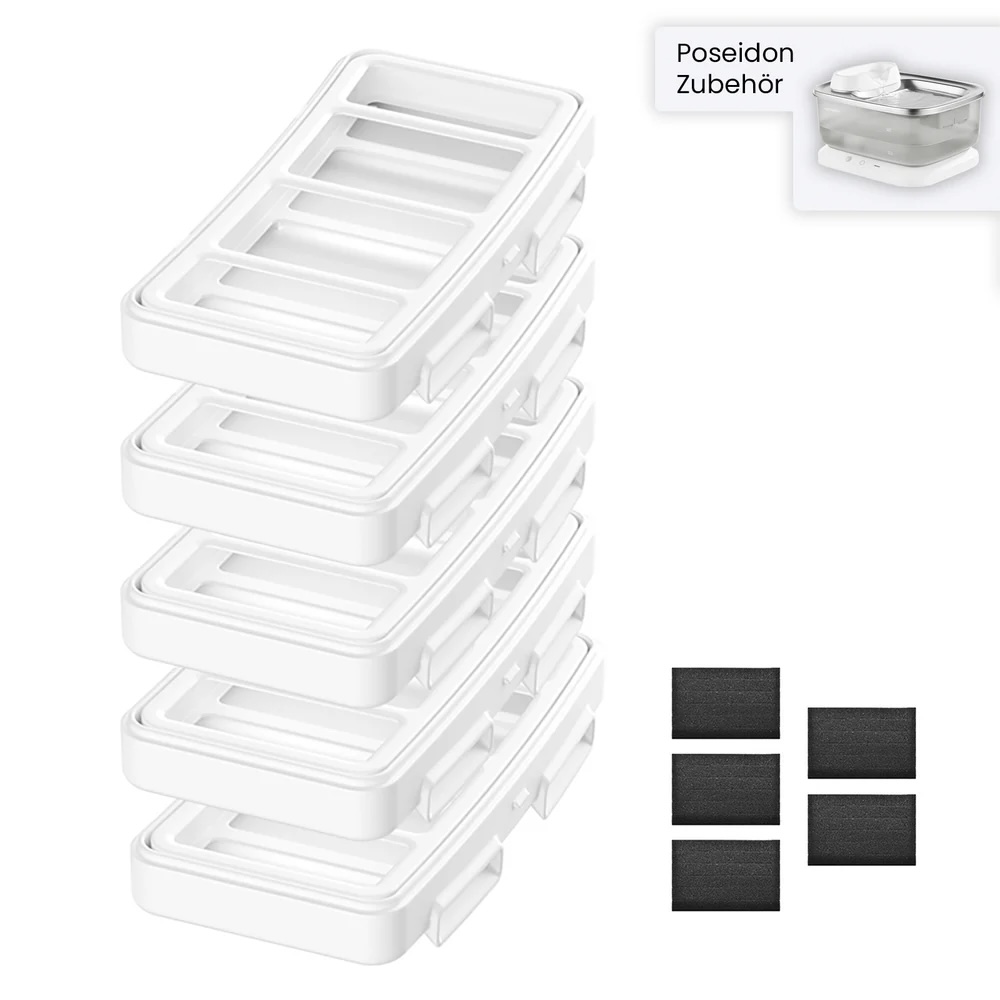AstroPet Filter für Poseidon Series Kabelloser Haustier-Trinkbrunnen 5er Set