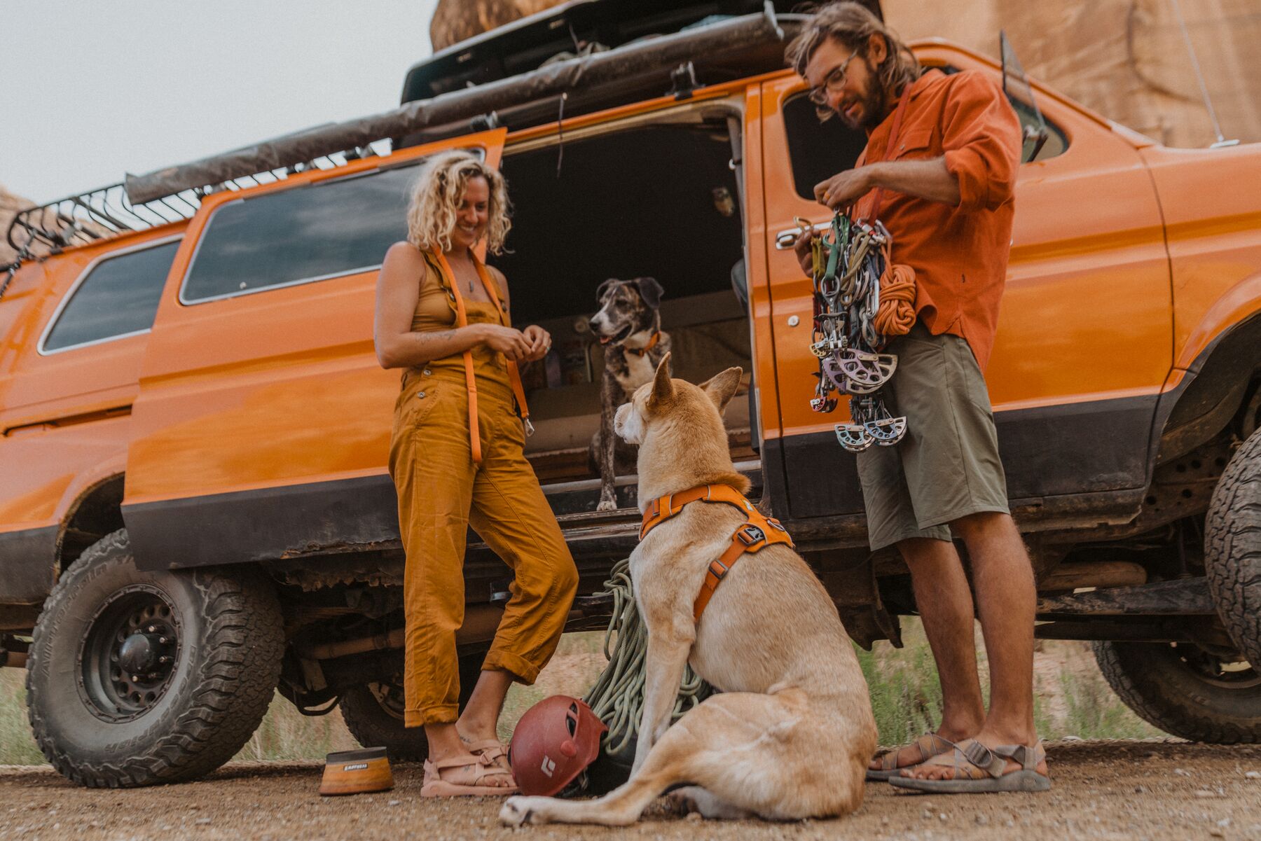 Ruffwear Front Range Harness Campfire Orange