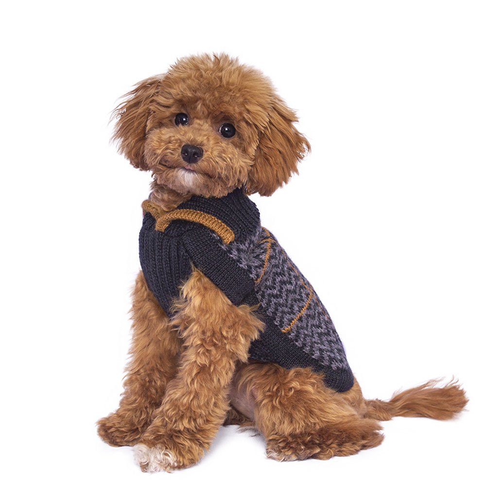 Alqo Wasi Hunde-Pullover Preppy Blue