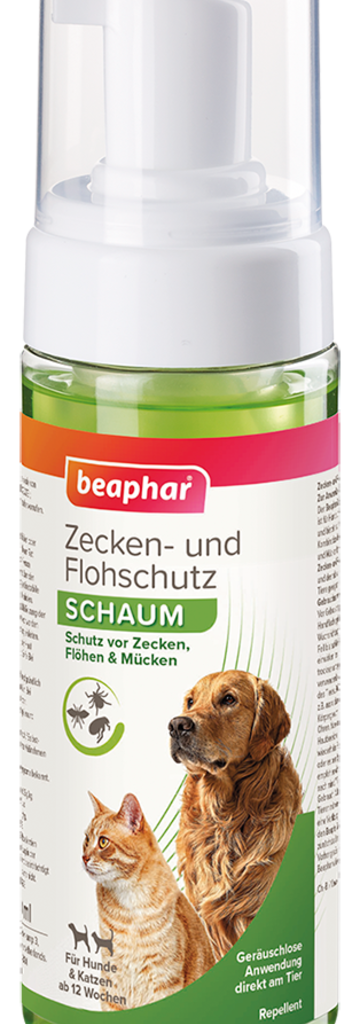 Beaphar Zecken- & Flohschutz Schaum (Hund+Katze) 150ml
