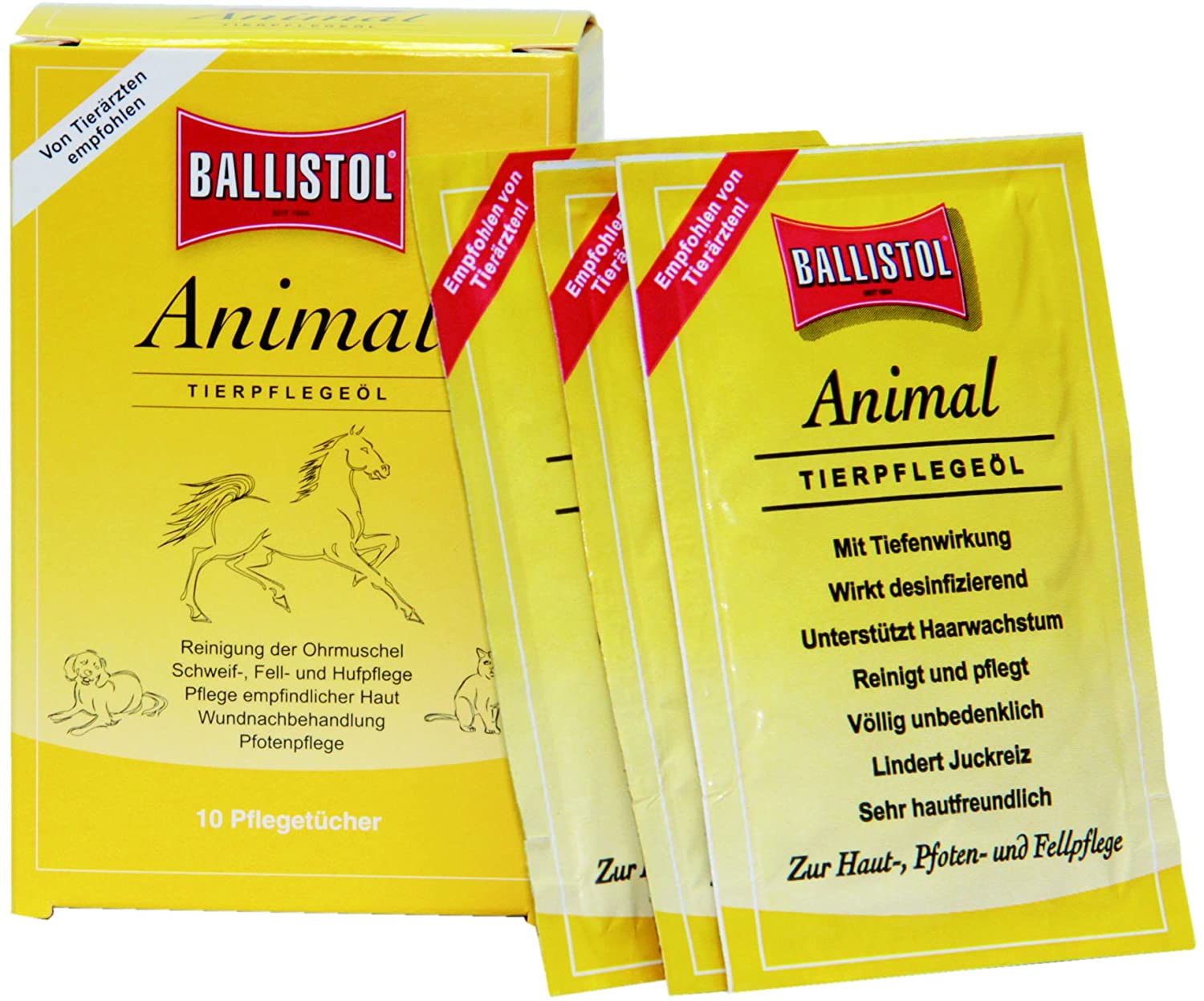 Ballistol Animal Tücher-Box á 10 St.