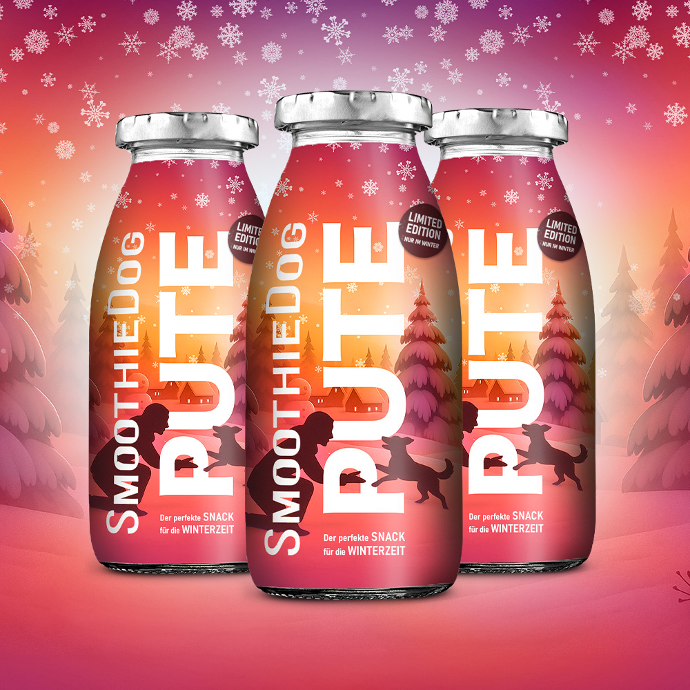 SmoothieDog Winter-Edition Pute 250ml (Limited Edition 2025)
