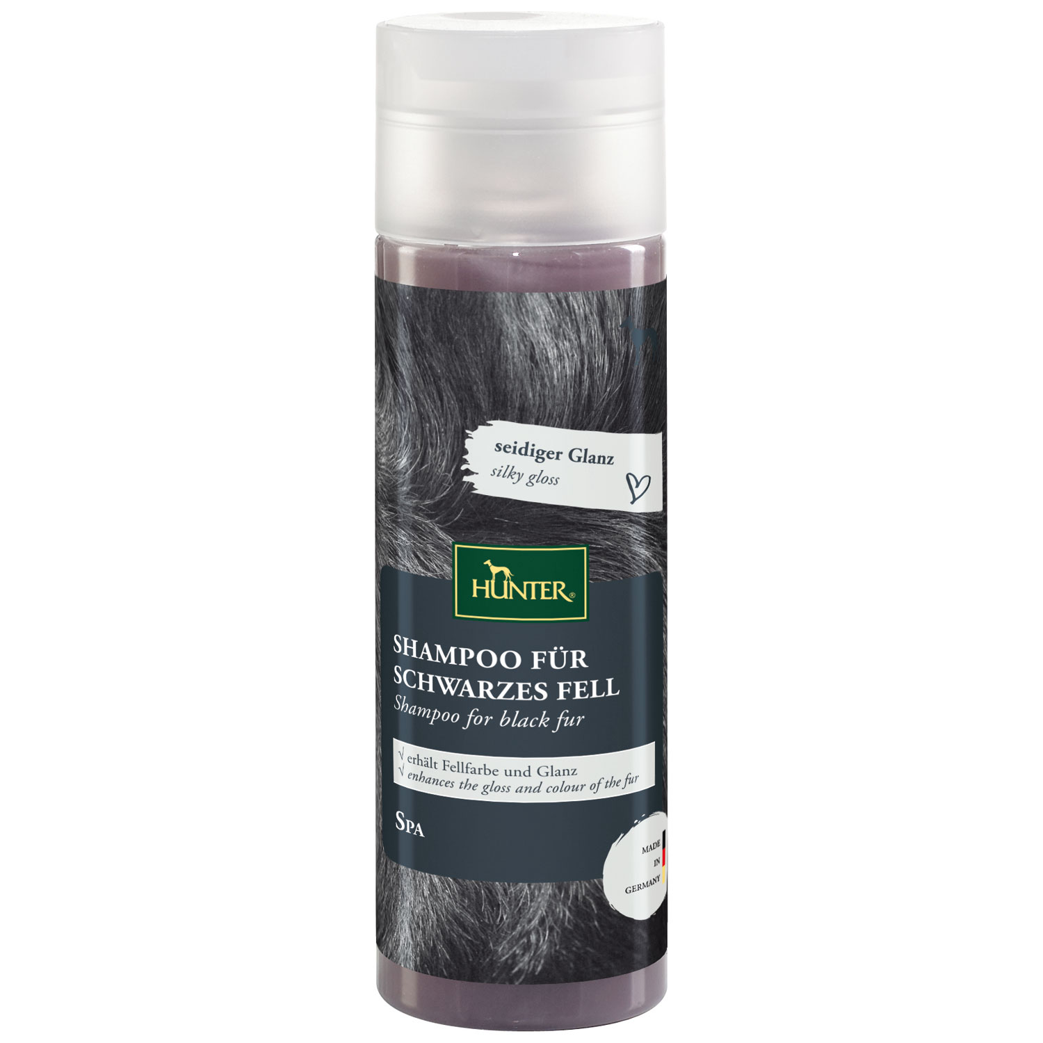 Hunter Shampoo für schwarzes Fell 200ml