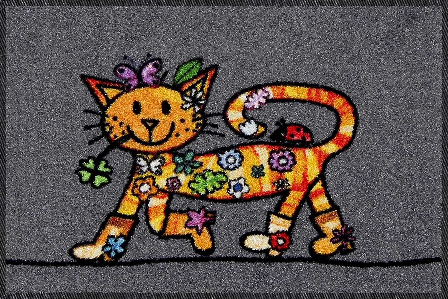 Salonlöwe Fußmatte Funky Cat 50x75cm