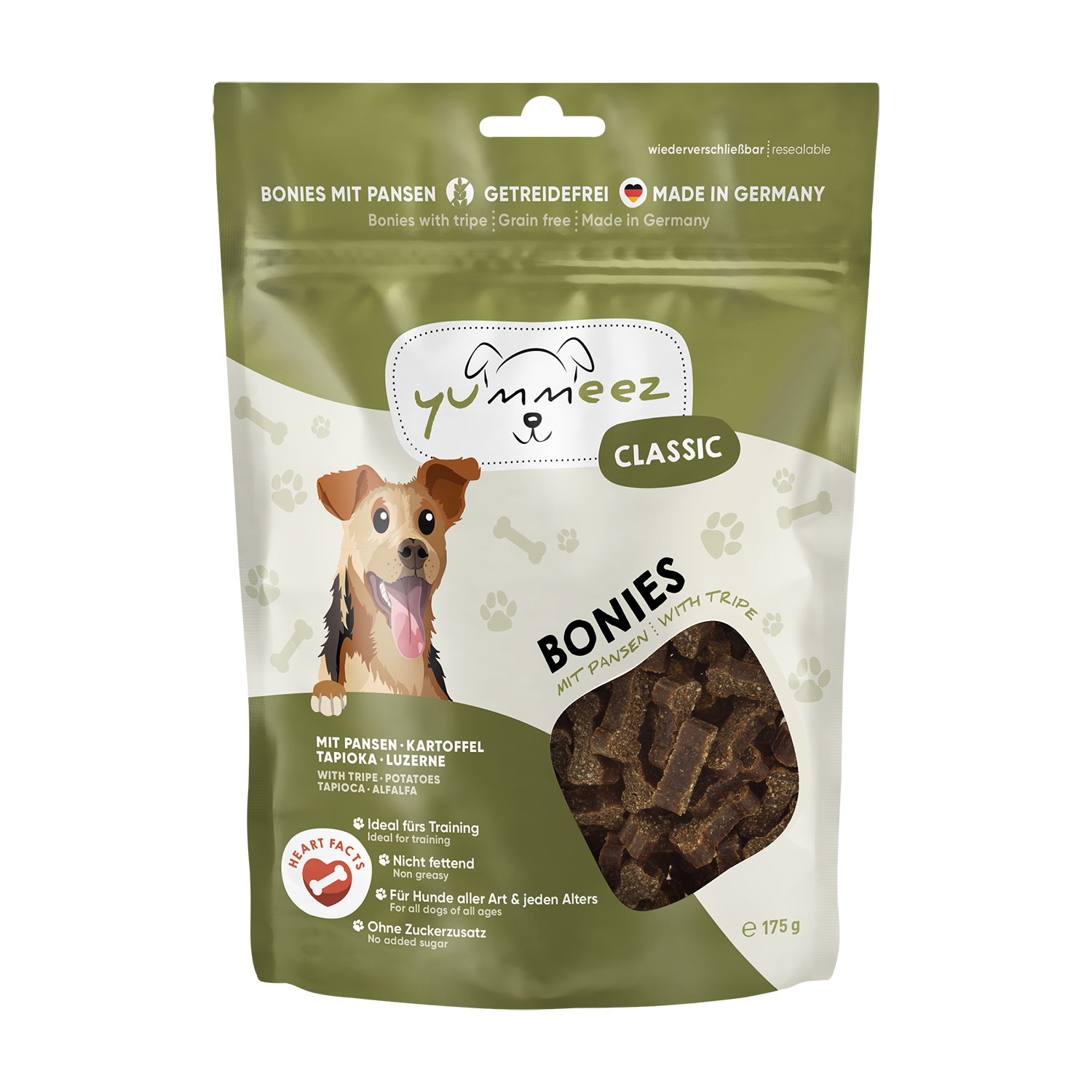 yummeez Classic Bonies Trainings-Knöchelchen 175g