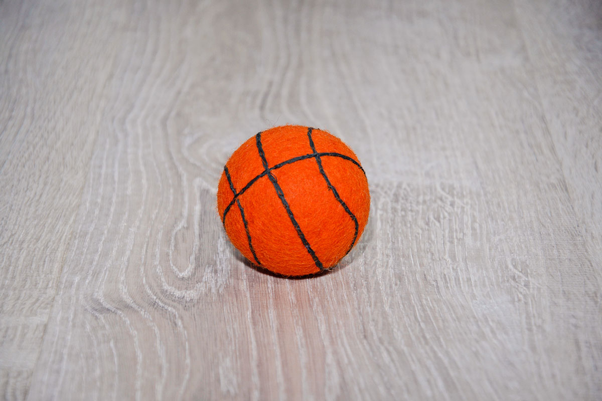Treusinn Filz-Spielzeug FILZY Basketball 6,5cm