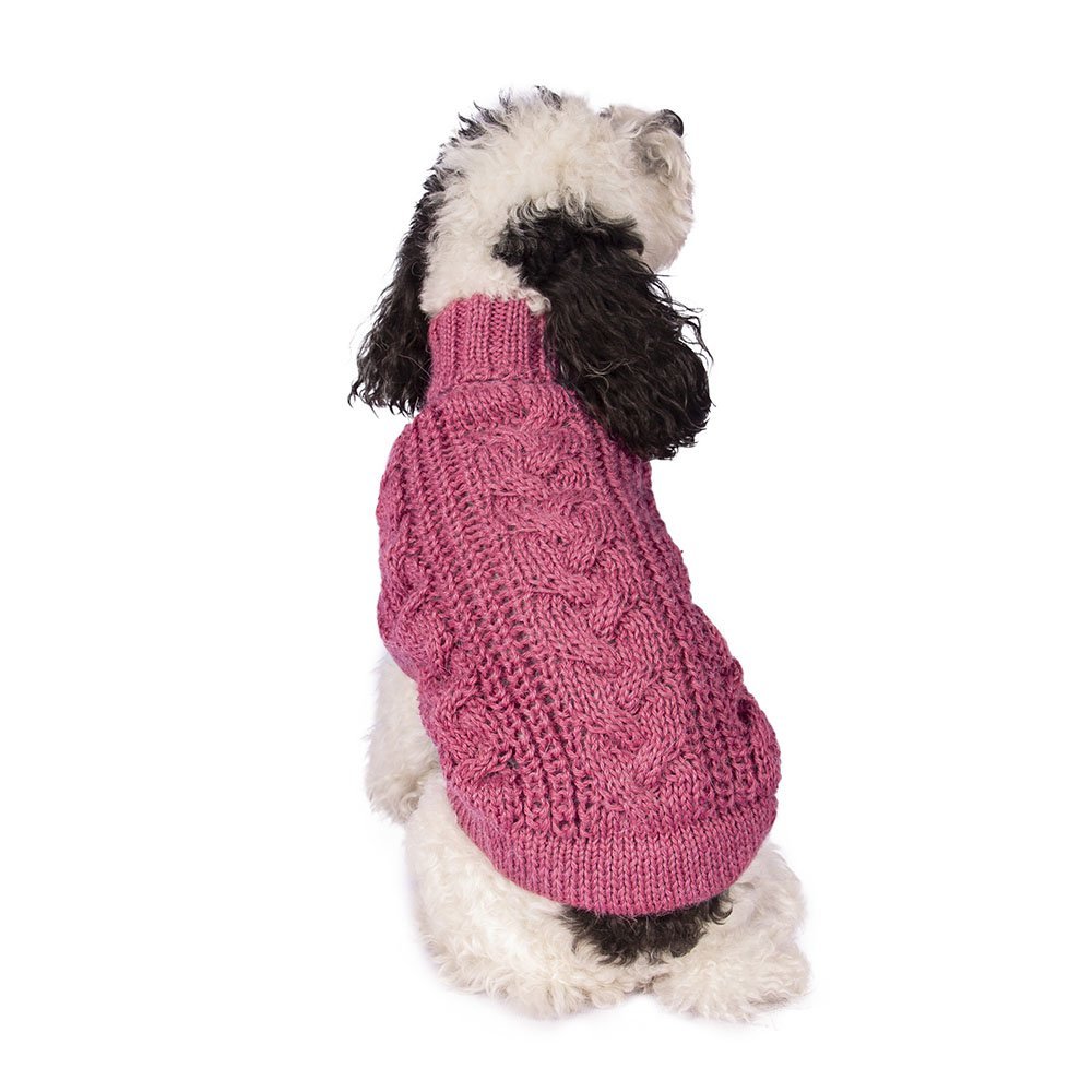 Alqo Wasi Hunde-Pullover Chunky Cable