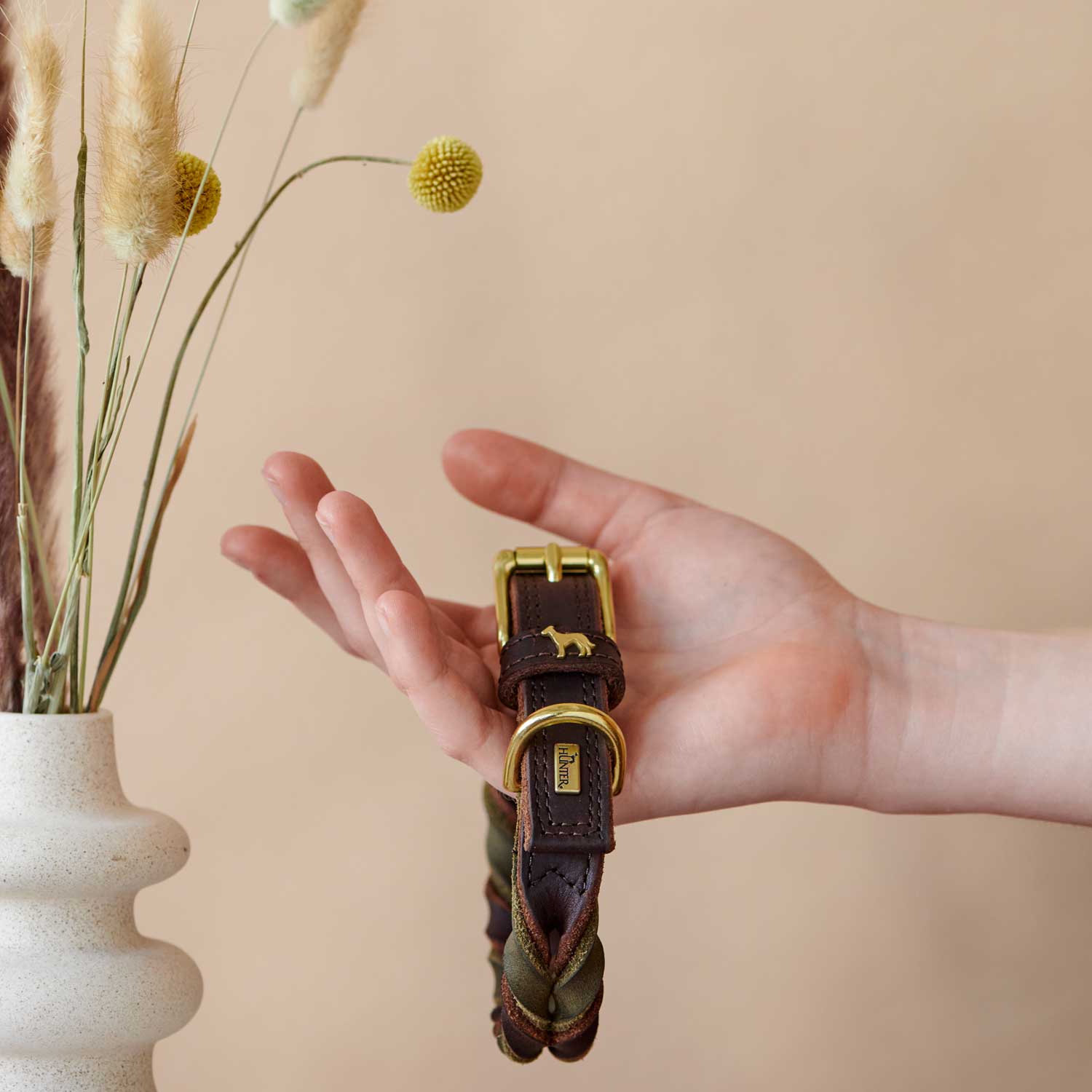Hunter Halsband Solid Education Duo (Softvollrindleder)