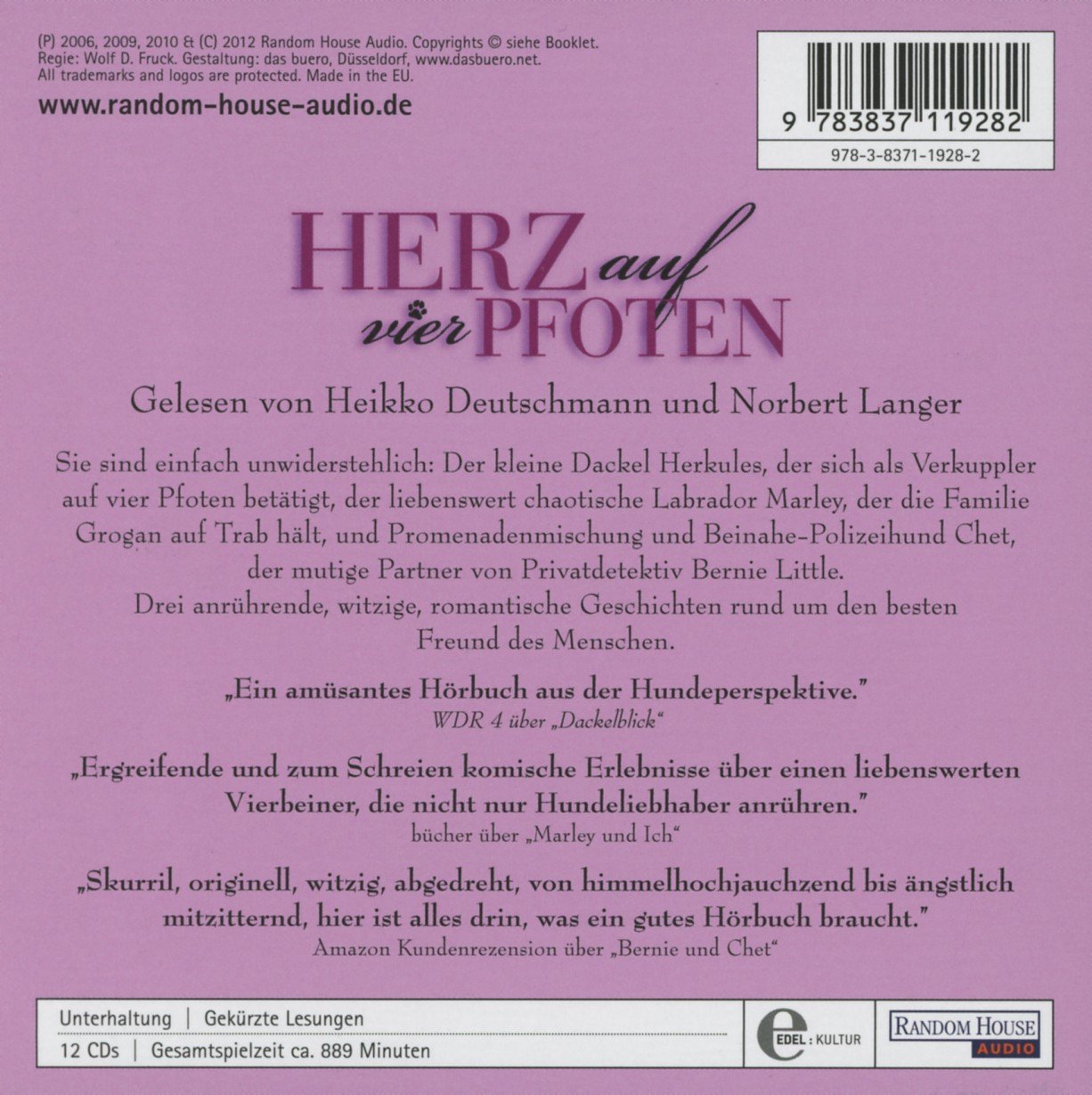 Herz auf vier Pfoten [12 CDs] [Grogan]