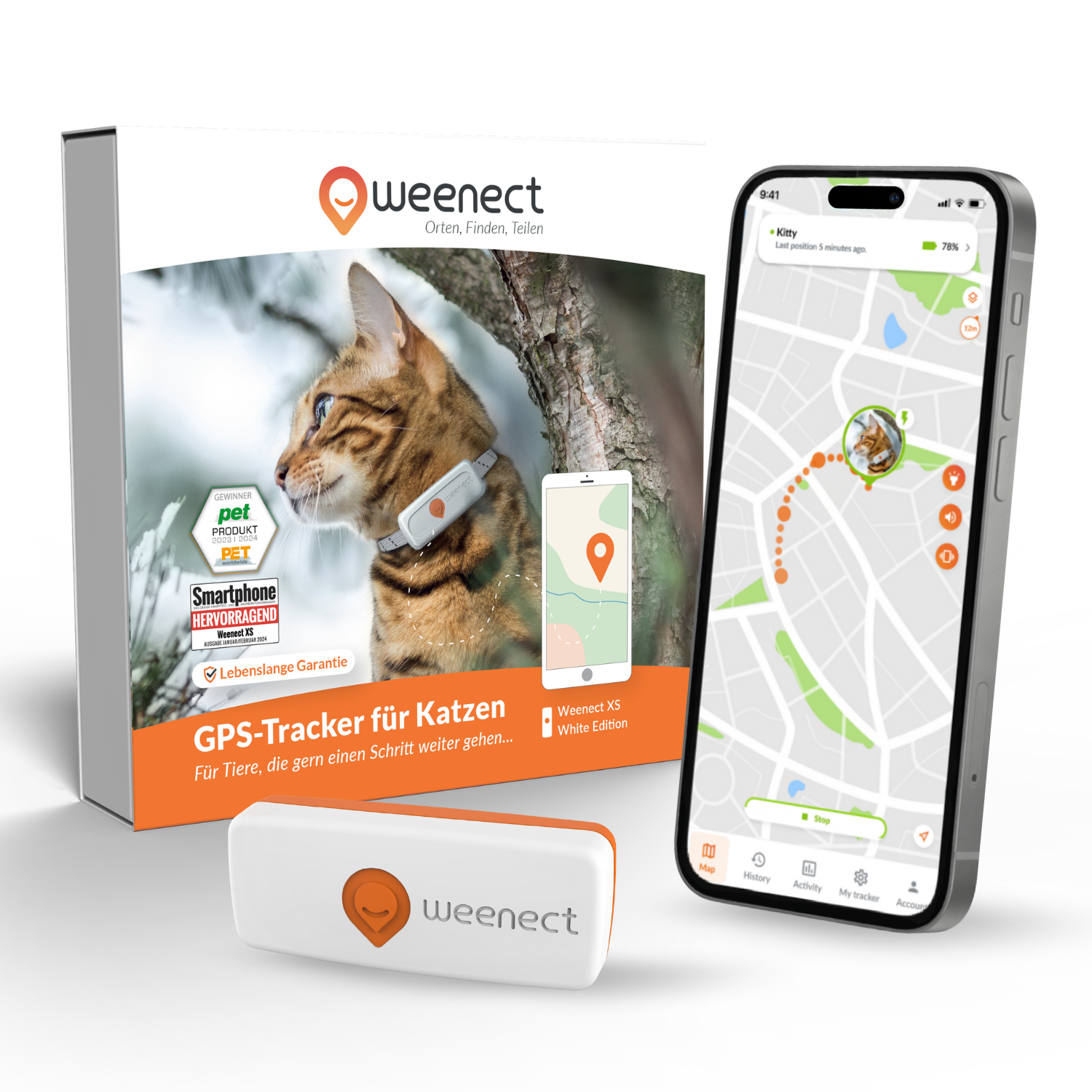 Weenect GPS-Tracker XS Cats