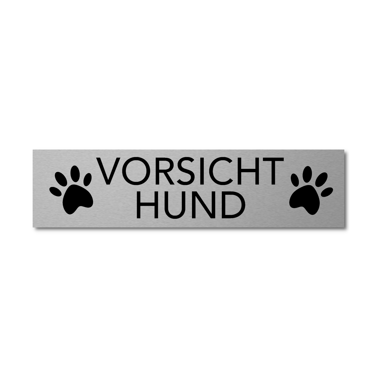 Interluxe Türschild 20x5cm "Vorsicht Hund", selbstklebend