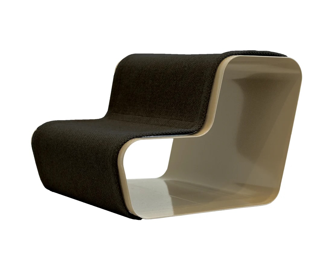 dogBeam2 Hundetreppe pulverbeschichtet sand/anthrazit