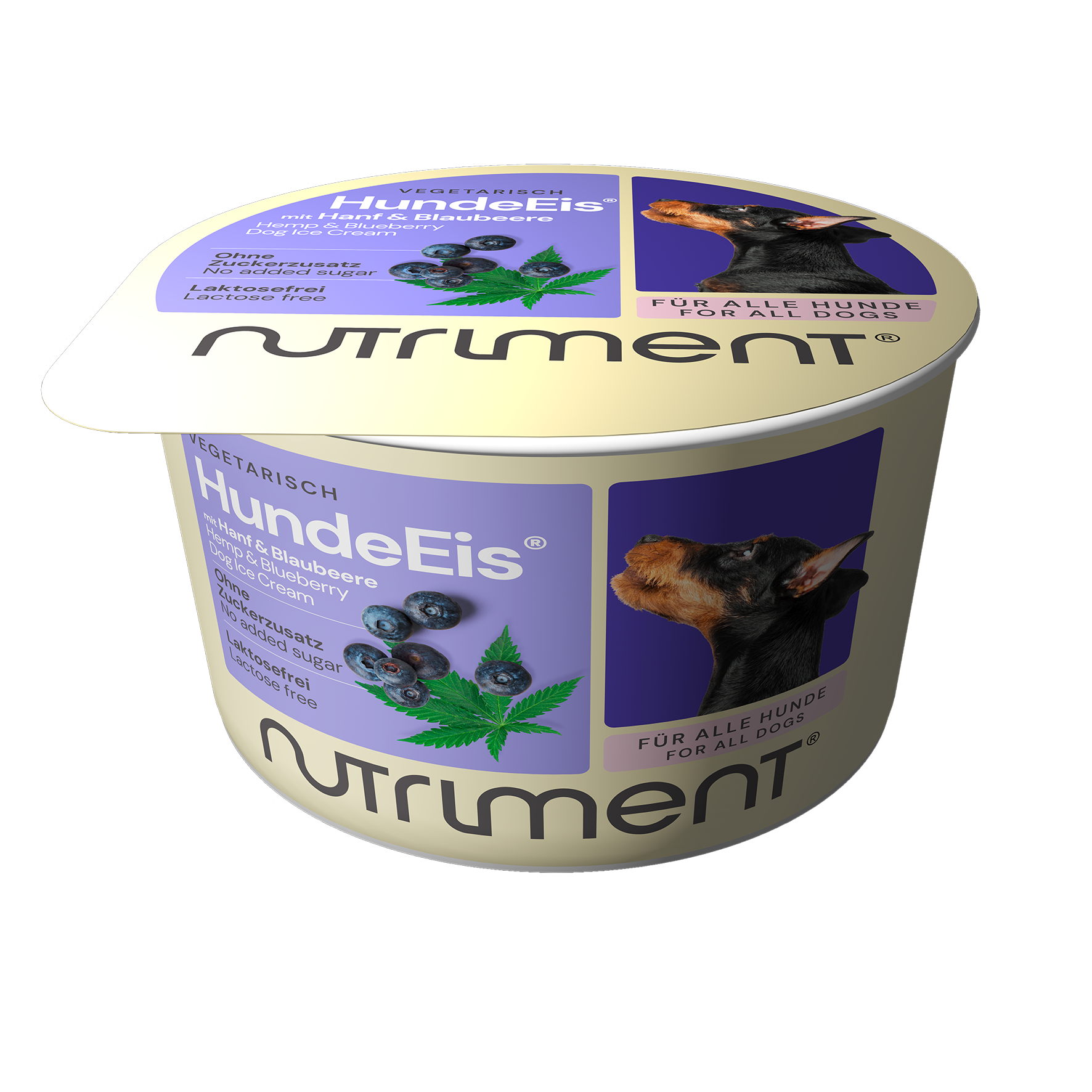 Nutriment HundeEis Vegetarisch im Becher 90ml