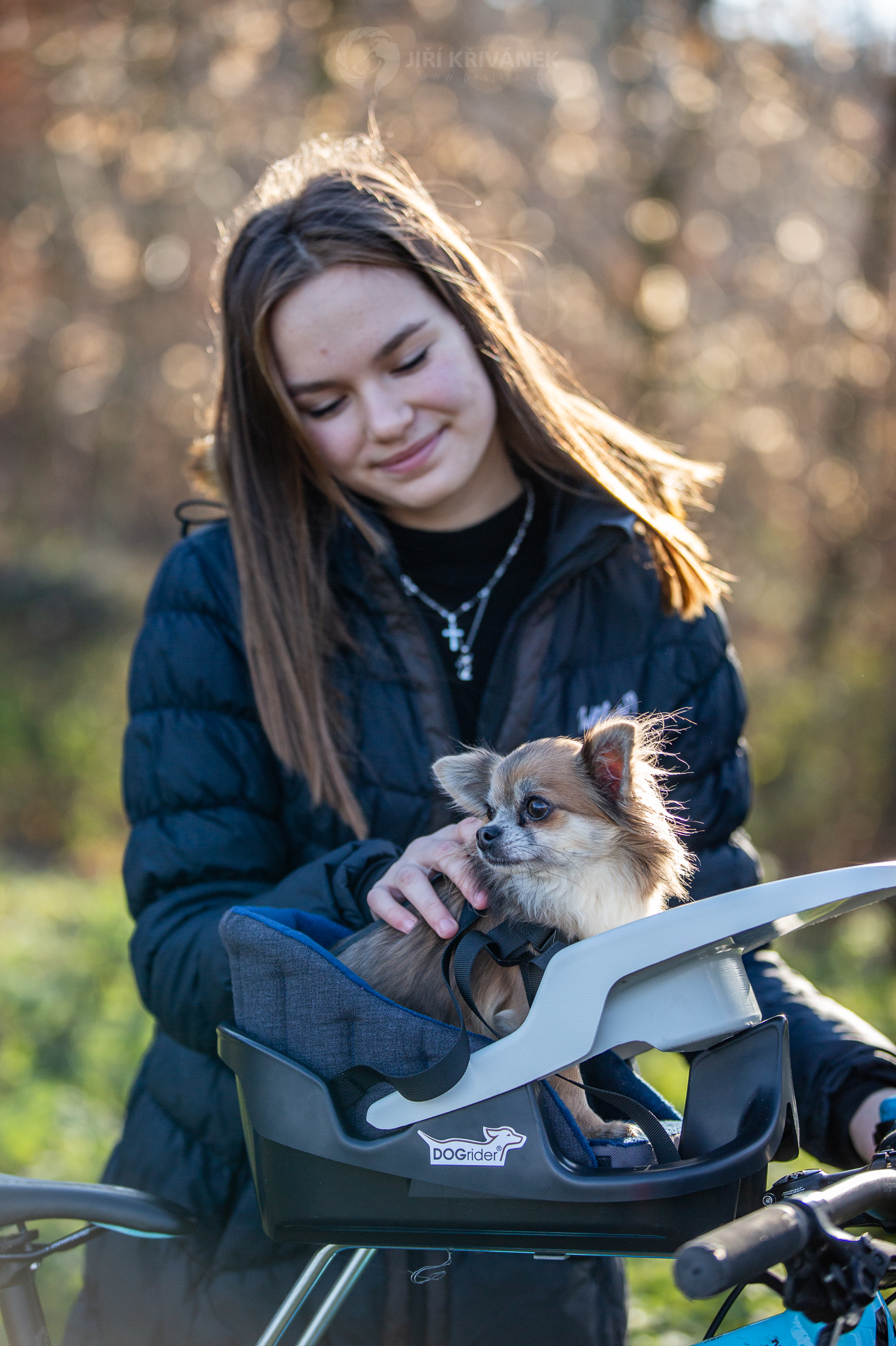 Dogrider® Fahrrad-Hundesitz mit Einlage