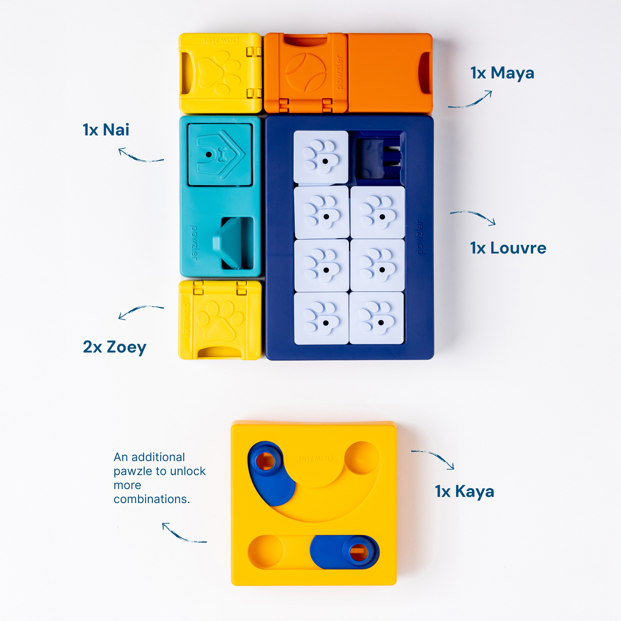 Pawzler interaktives Hundepuzzle - Smarty set - Level 2-3