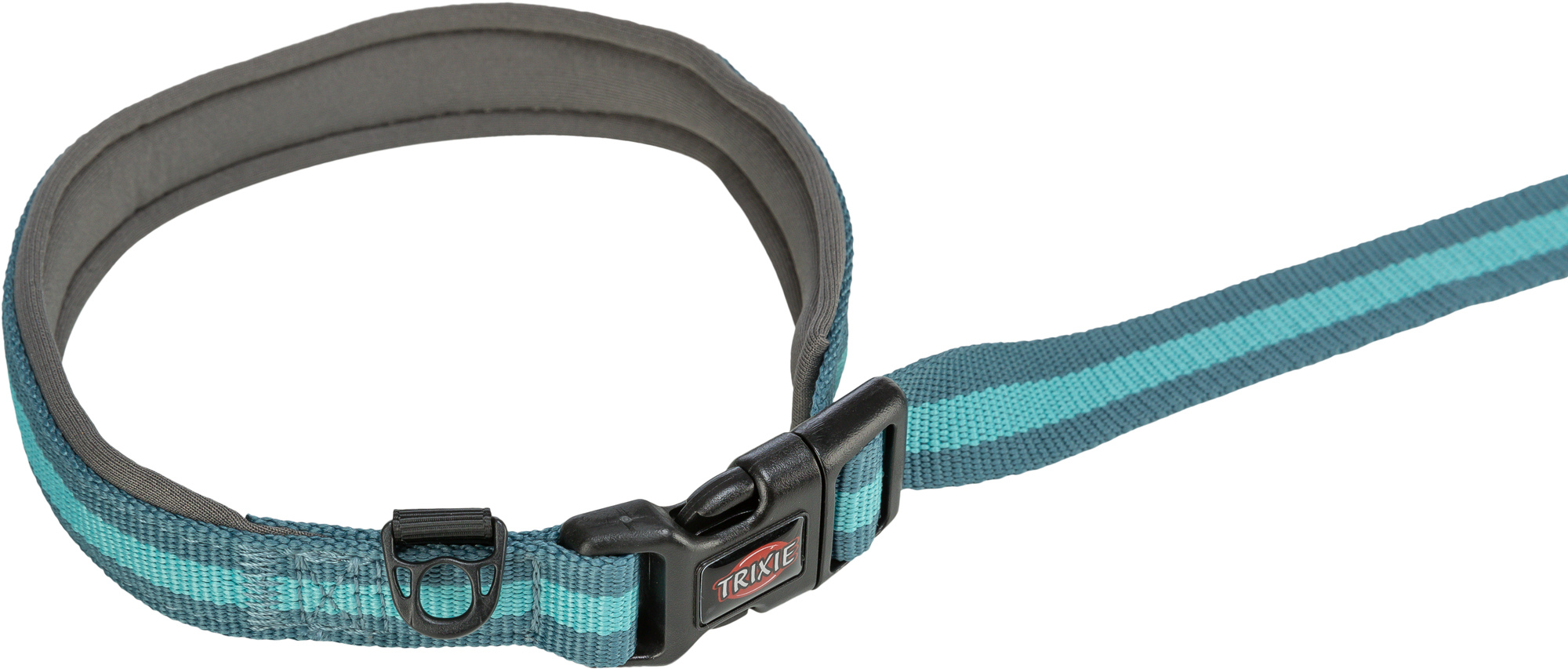 Trixie Joggingleine 1,33–1,80m/20mm, petrol/aqua