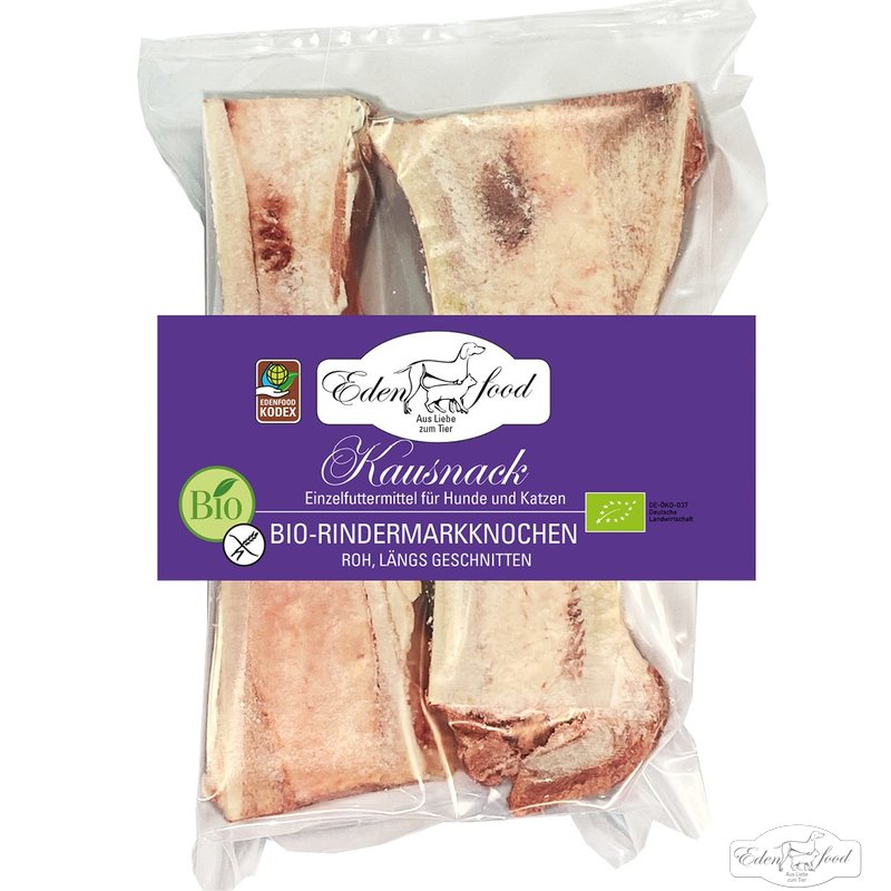 Edenfood 100% BARF Bio-Rindermarkknochen (2 Stück)