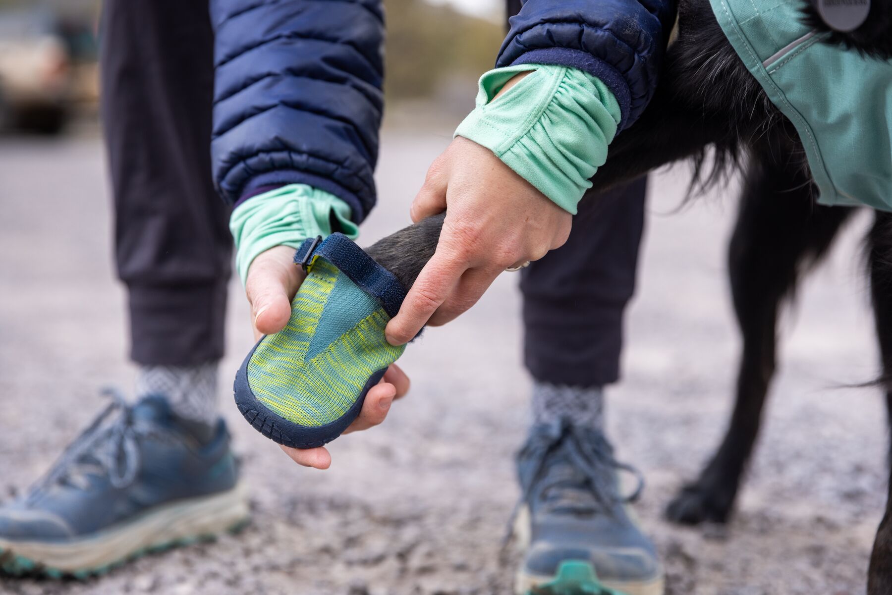 RuffWear Hi & Light™ Trail Shoes - set of 2 - River Rock Green