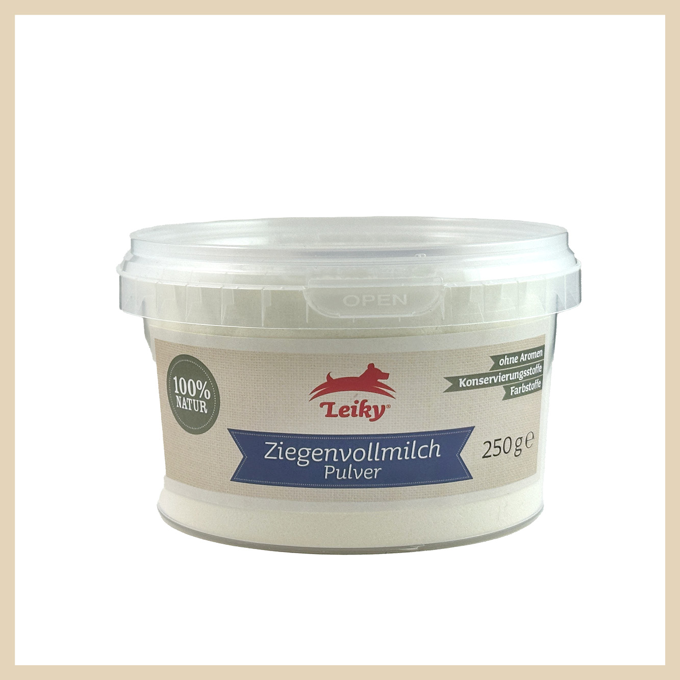 Leiky Ziegenvollmilchpulver 250g