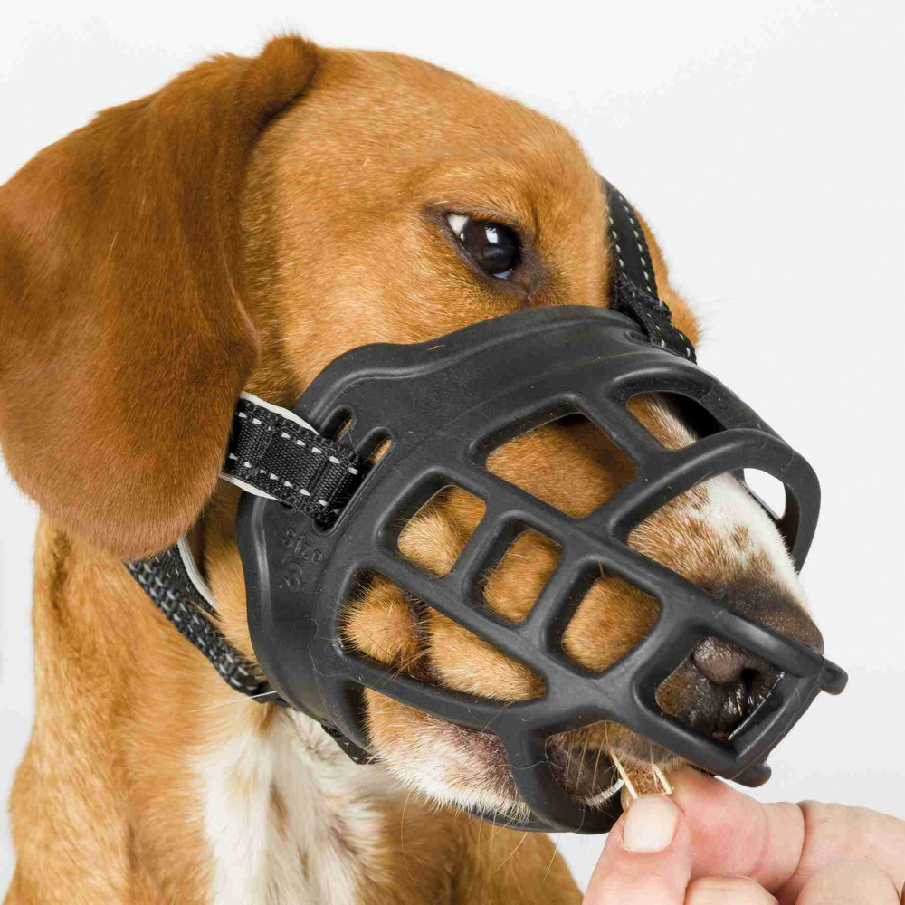 Trixie Muzzle Flex Maulkorb, Silikon schwarz