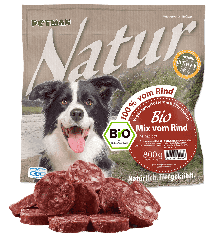 Petman BIO Natur 100% MIX vom RIND 800g