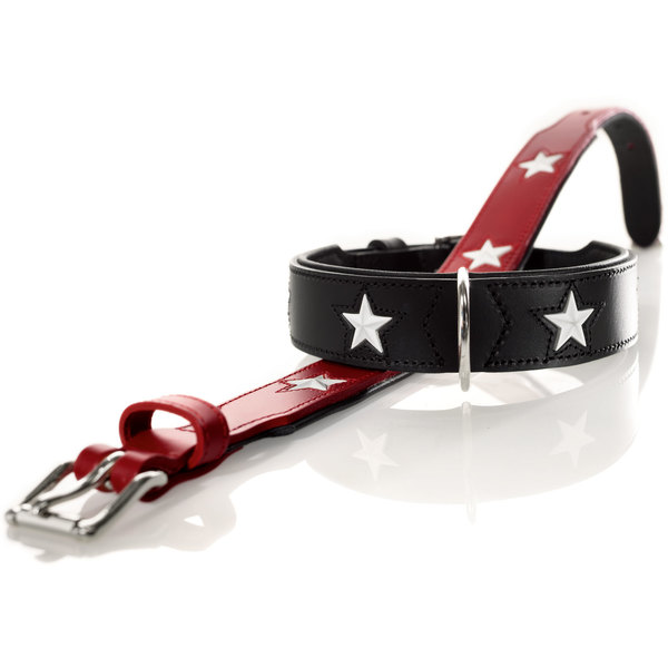 Hunter Halsband Magic Star, Leder