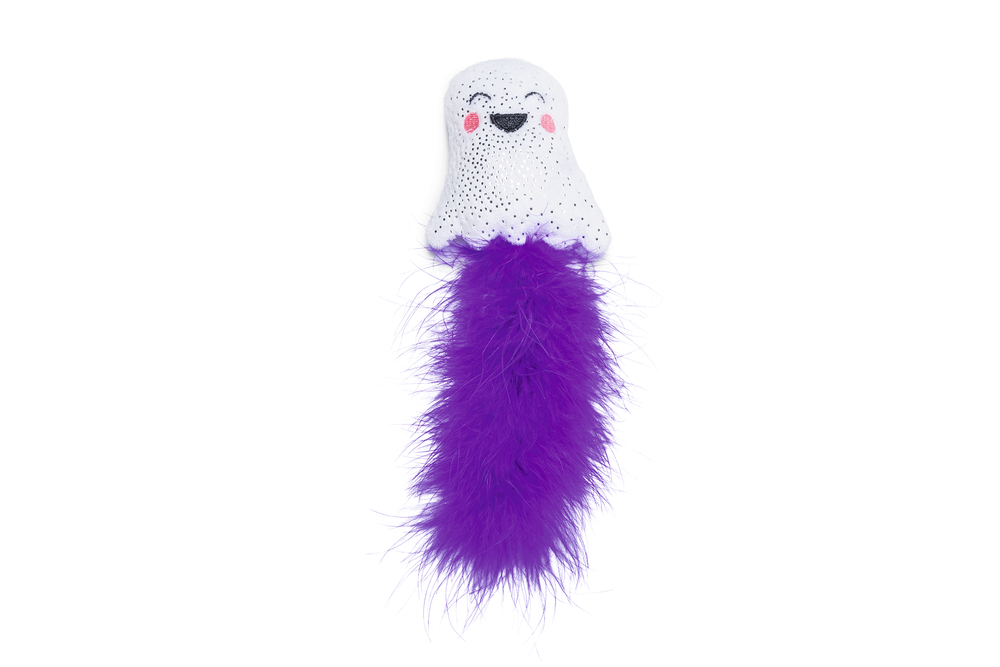 Beeztees Katzenspielzeug Halloween Geist 7cm